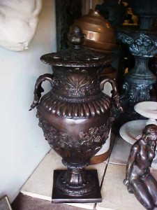 Bronze urn