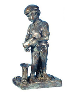 Farmer boy with boots