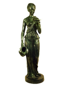 Lady with jar and bowl