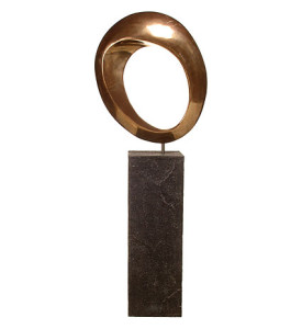 Hoop garden sculpture