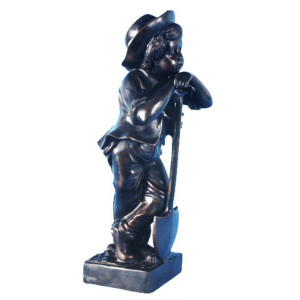 Traditional Statues - Boy with shovel
